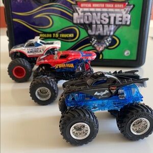 Superhero Hot Wheels Monster Truck Set